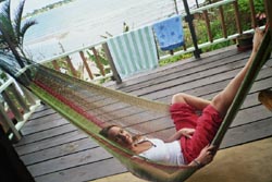 Relaxen in der H�ngematte beim zion Country Guesthouse